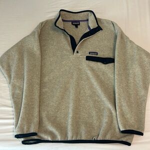 Oatmeal Colored Patagonia Fleece Synchilla